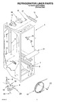 Diagram for 02 - Refrigerator Liner Parts