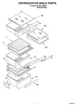 Diagram for 03 - Refrigerator Shelf Parts