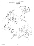 Diagram for 08 - Dispenser Front Parts