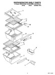 Diagram for 03 - Refrigerator Shelf Parts