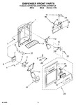 Diagram for 08 - Dispenser Front Parts