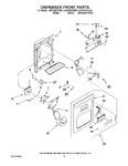 Diagram for 08 - Dispenser Front Parts