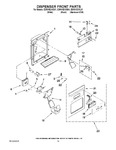 Diagram for 08 - Dispenser Front Parts