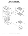 Diagram for 04 - Freezer Liner Parts