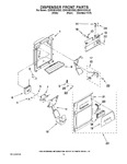 Diagram for 08 - Dispenser Front Parts