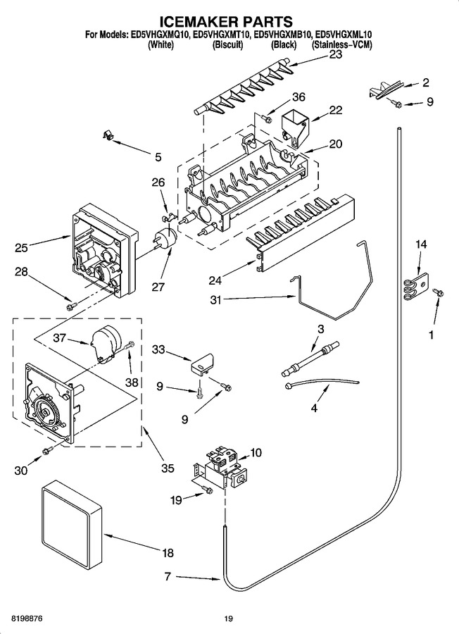 Diagram for ED5VHGXMB10