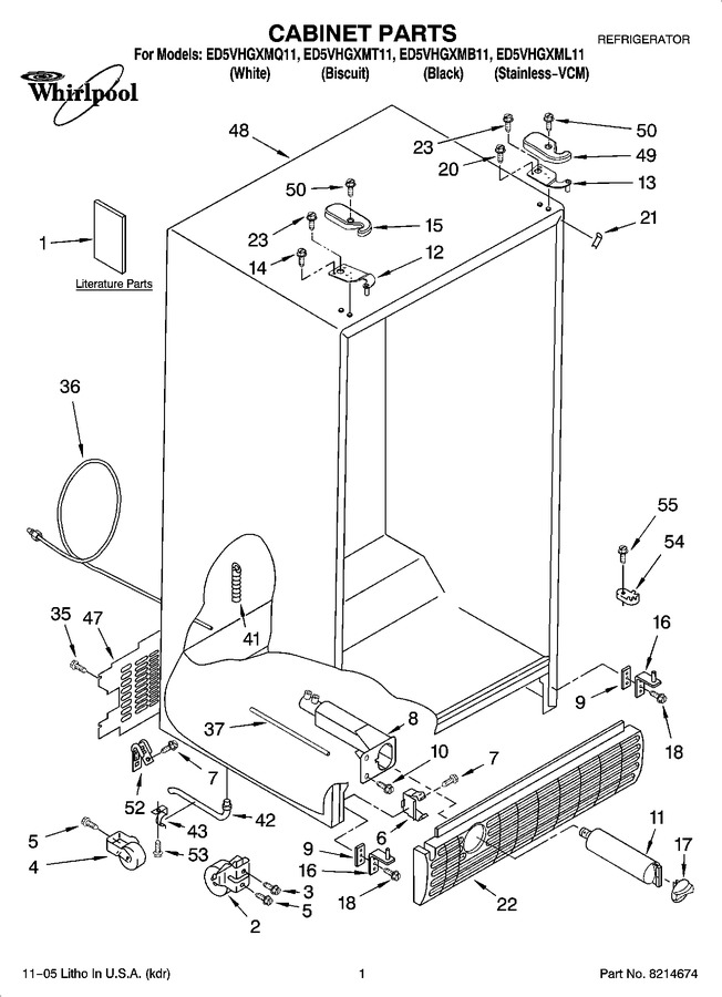 Diagram for ED5VHGXMB11