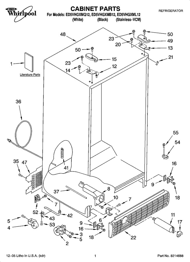 Diagram for ED5VHGXMB12