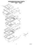 Diagram for 03 - Refrigerator Shelf Parts