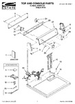 Diagram for 01 - Top And Console Parts