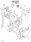 Diagram for 02 - Cabinet Parts