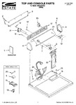 Diagram for 01 - Top And Console Parts