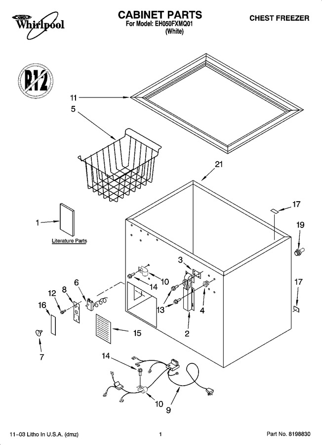 Diagram for EH050FXMQ01