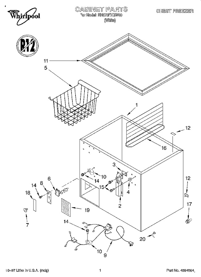 Diagram for EH070FXGW00