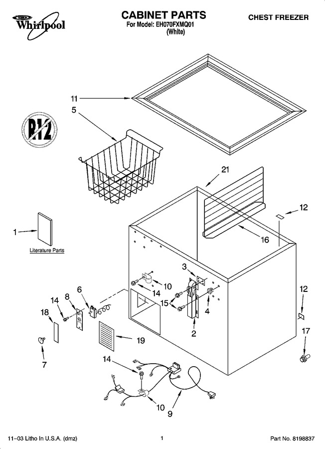 Diagram for EH070FXMQ01