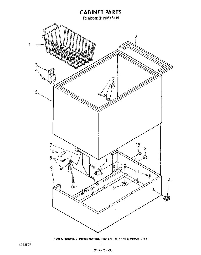 Diagram for EH090FXSN10