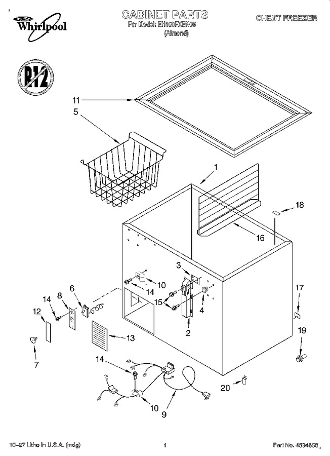 Diagram for EH100FXEN06