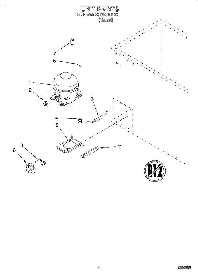 Diagram for EH100FXEN06