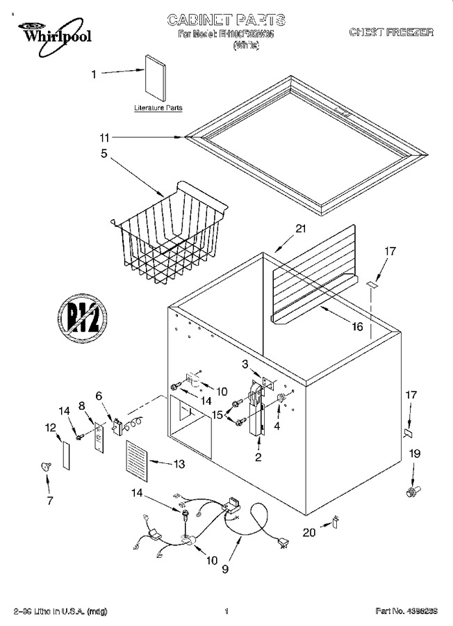 Diagram for EH100FXGW05