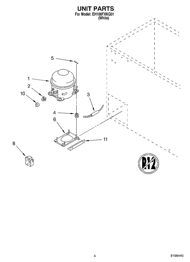 Diagram for EH100FXKQ01