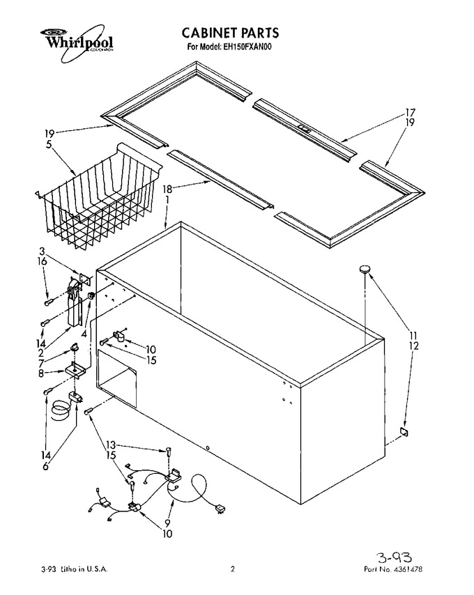 Diagram for EH150FXAN00