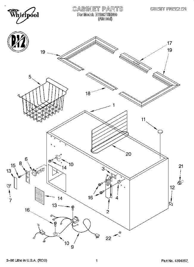 Diagram for EH150FXEN00