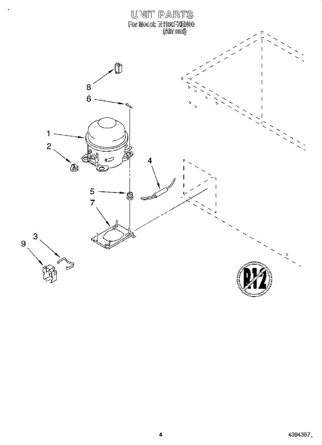 Diagram for EH150FXEN00