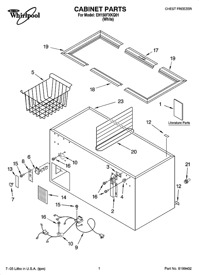 Diagram for EH150FXKQ01