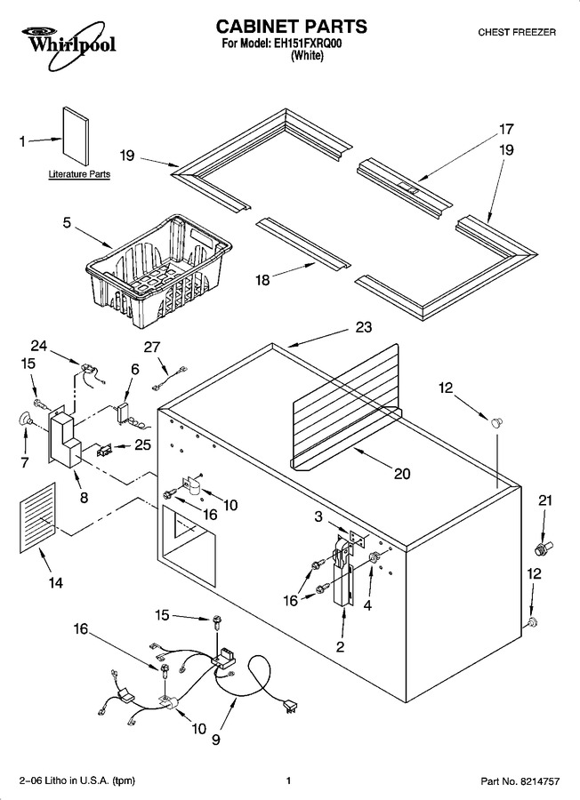 Diagram for EH151FXRQ00