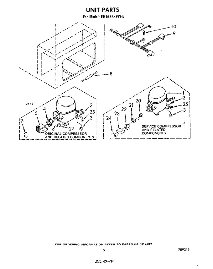 Diagram for EH15EFXPW5