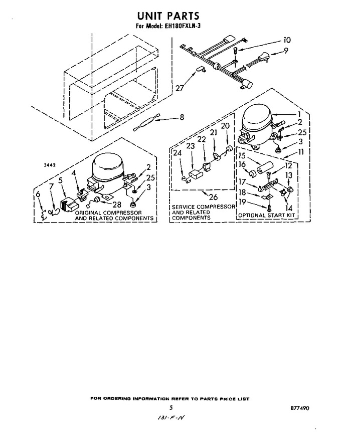 Diagram for EH180FXLN3