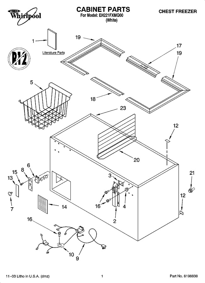 Diagram for EH221FXMQ00