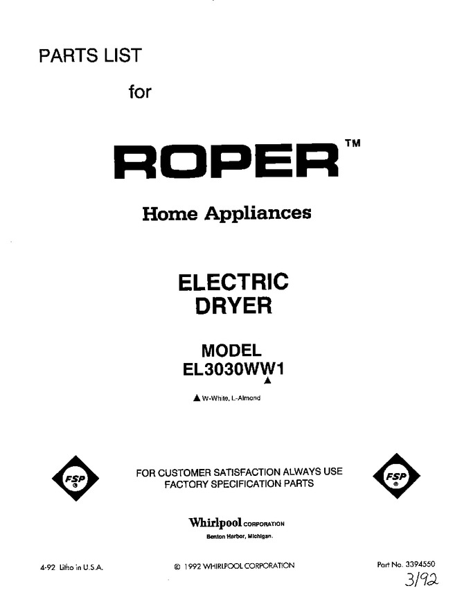 Diagram for EL3030WL1