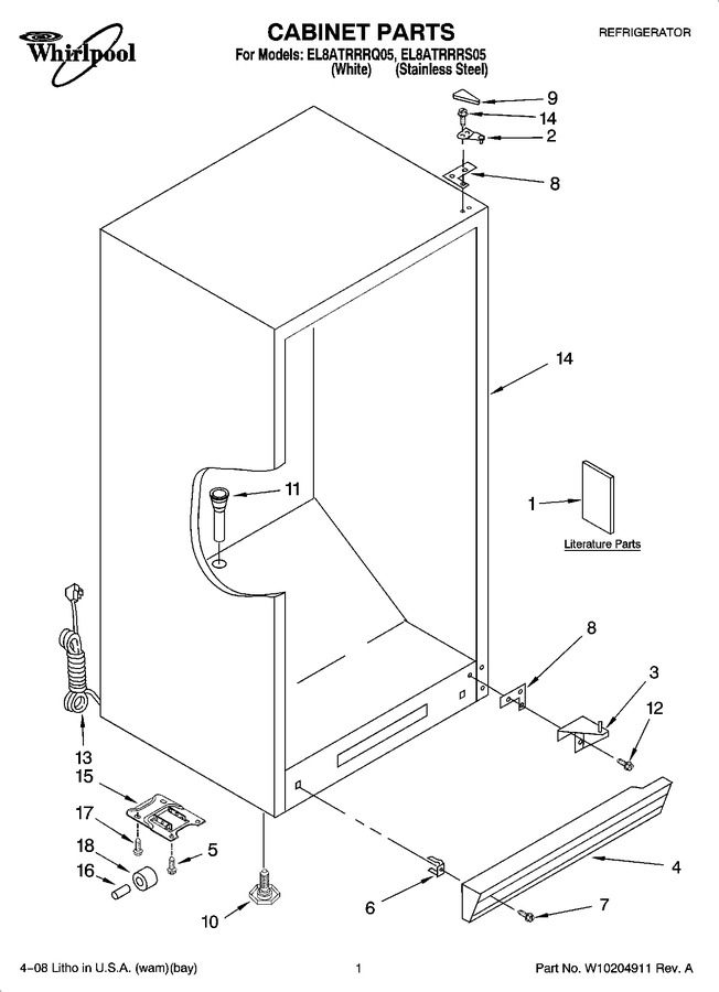 Diagram for EL8ATRRRS05