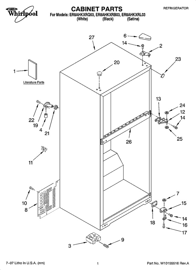 Diagram for ER8AHKXRL03