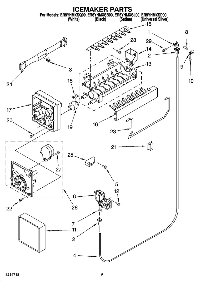 Diagram for ER8YHMXSD00