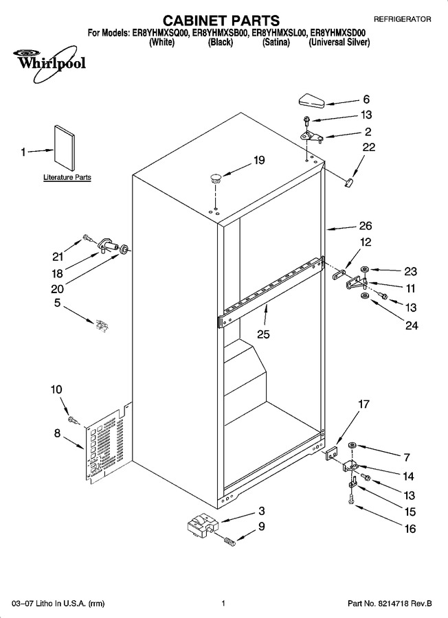 Diagram for ER8YHMXSD00