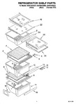 Diagram for 03 - Refrigerator Shelf Parts