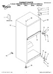 Diagram for 01 - Cabinet Parts