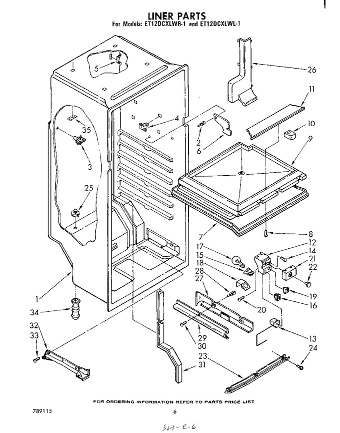 Diagram for ET12DCXLWR1