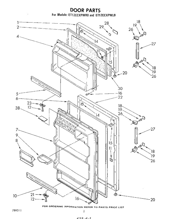 Diagram for ET12ECXPWR0