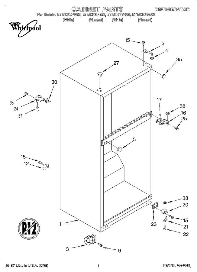 Diagram for ET14CKYFW02