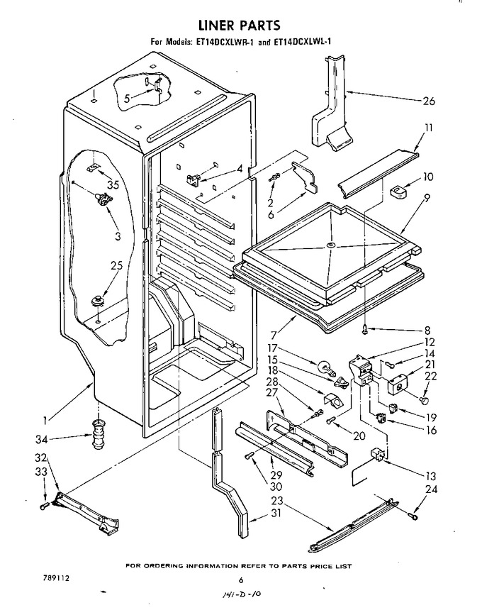 Diagram for ET14DCXLWR1