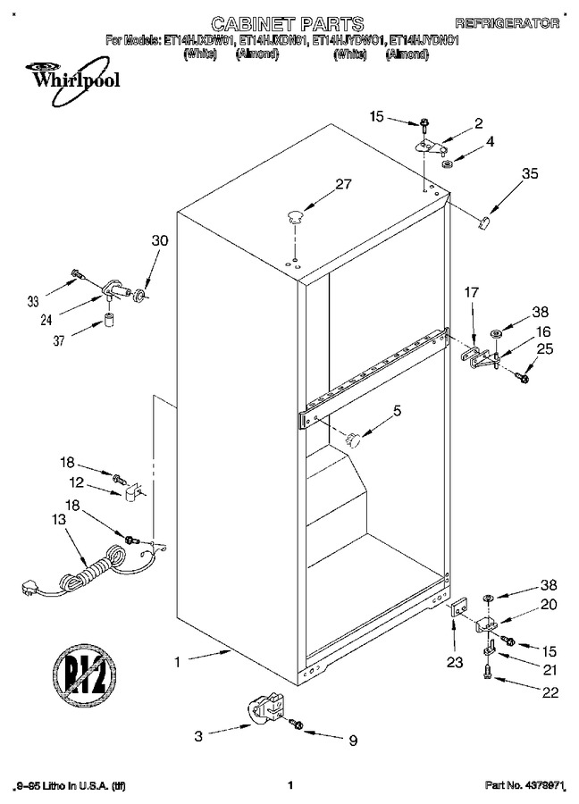 Diagram for ET14HJXDW01