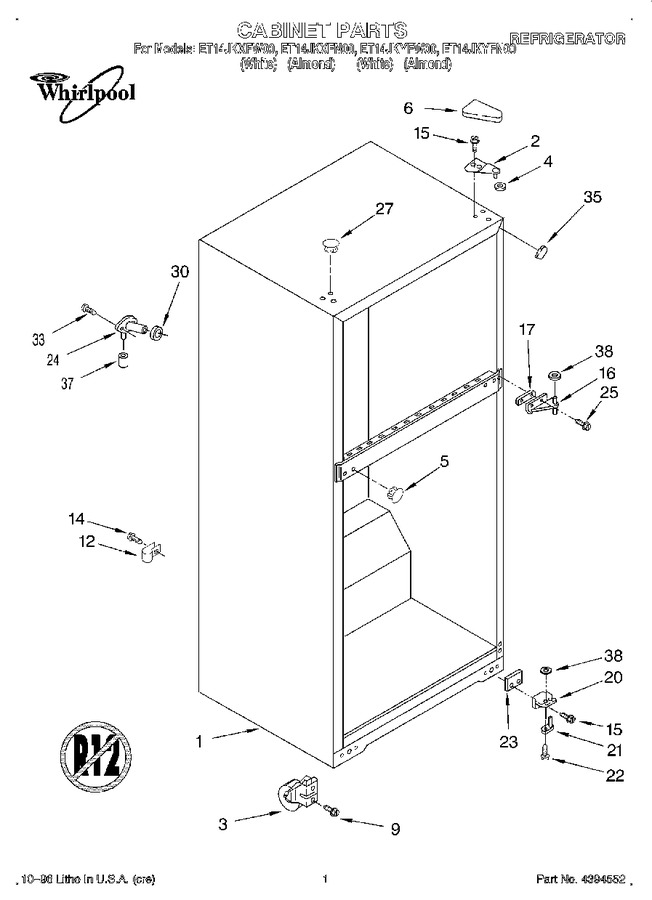 Diagram for ET14JKYFW00