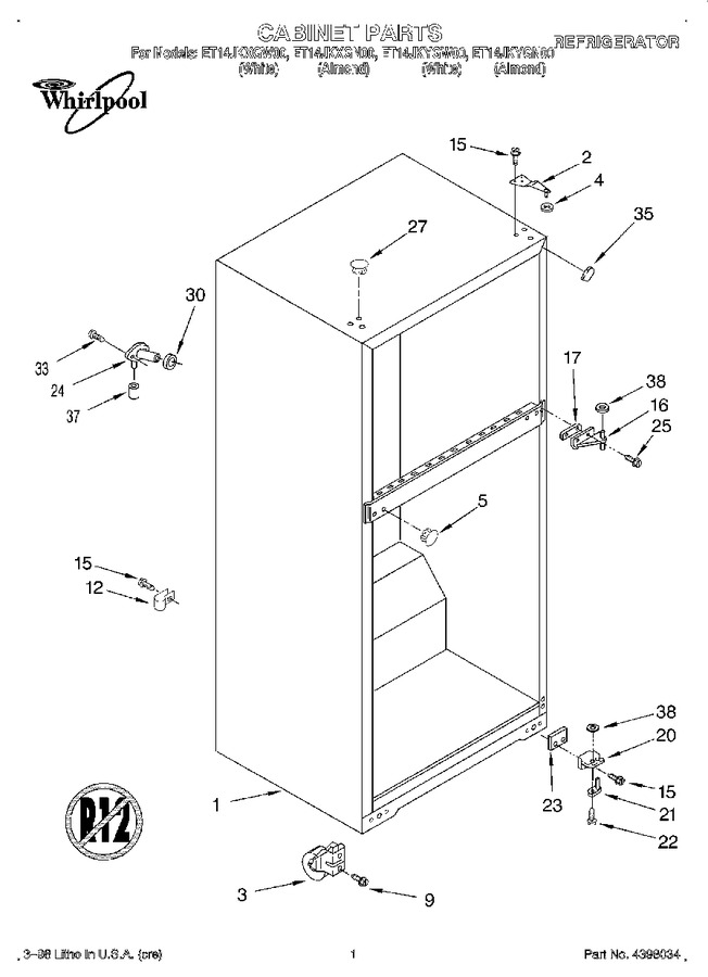 Diagram for ET14JKYGW00