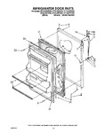 Diagram for 08 - Refrigerator Door, Lit/optional