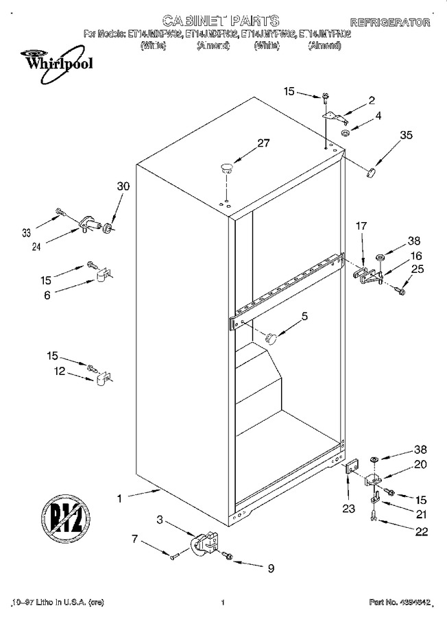 Diagram for ET14JMXFW02