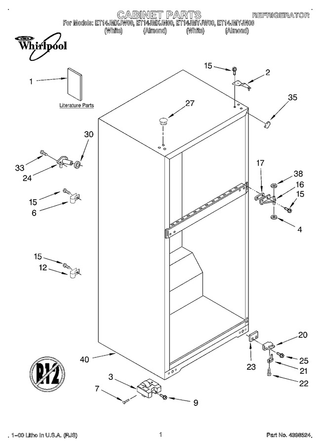 Diagram for ET14JMXJW00