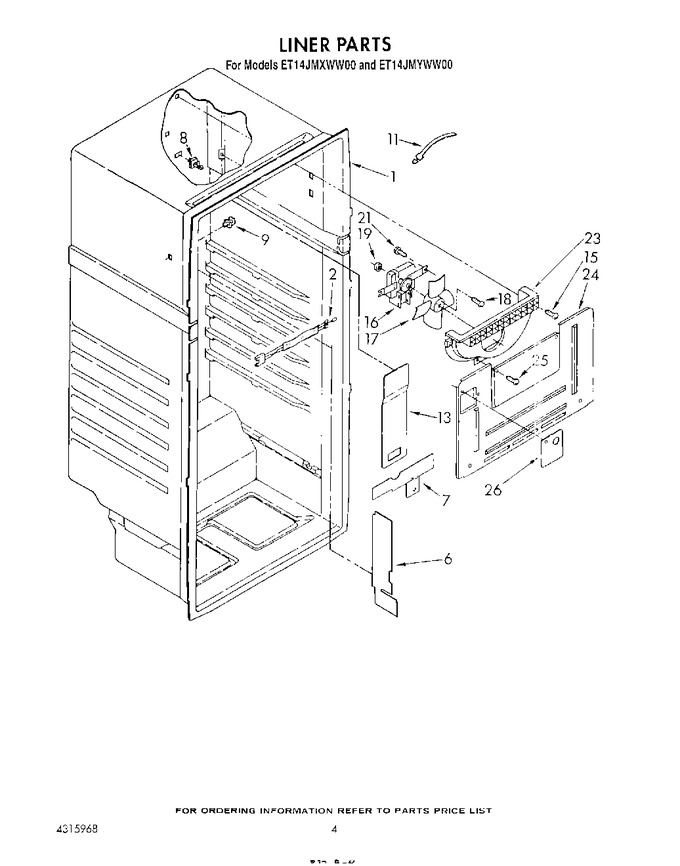 Diagram for ET14JMXWN00